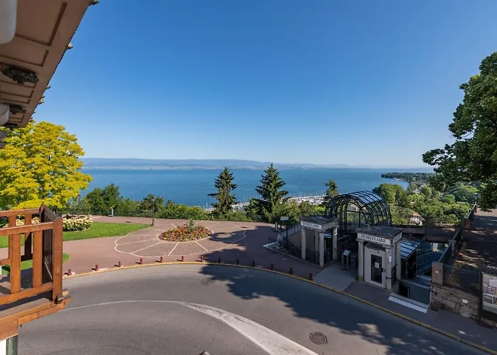 Duplex Du Belvedere**** Vue Leman 146m² 3ch Апартаменты Тонон-ле-Бен